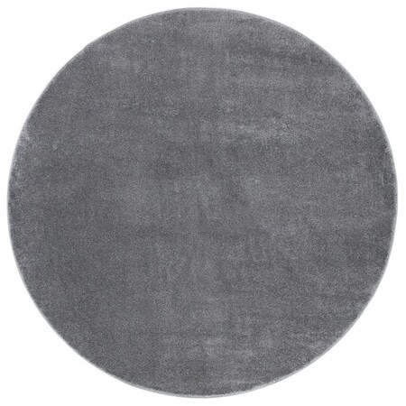 Safavieh 6 ft. 7 in. x 6 ft. 7 in. Non-Slip Power Loomed Round Area Rug, Grey NSD420G-7R